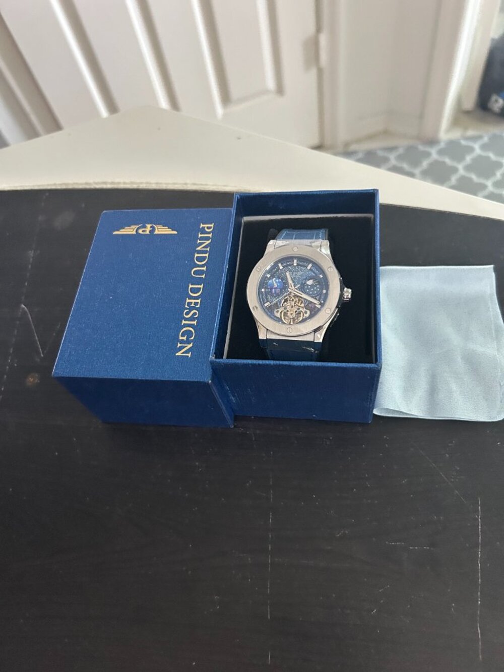 PINDU Design Mens Watches Top Brand Luxury Fashion Business Automatic Watch Men'